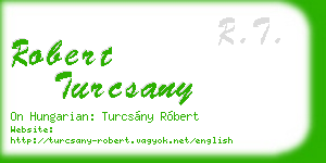 robert turcsany business card